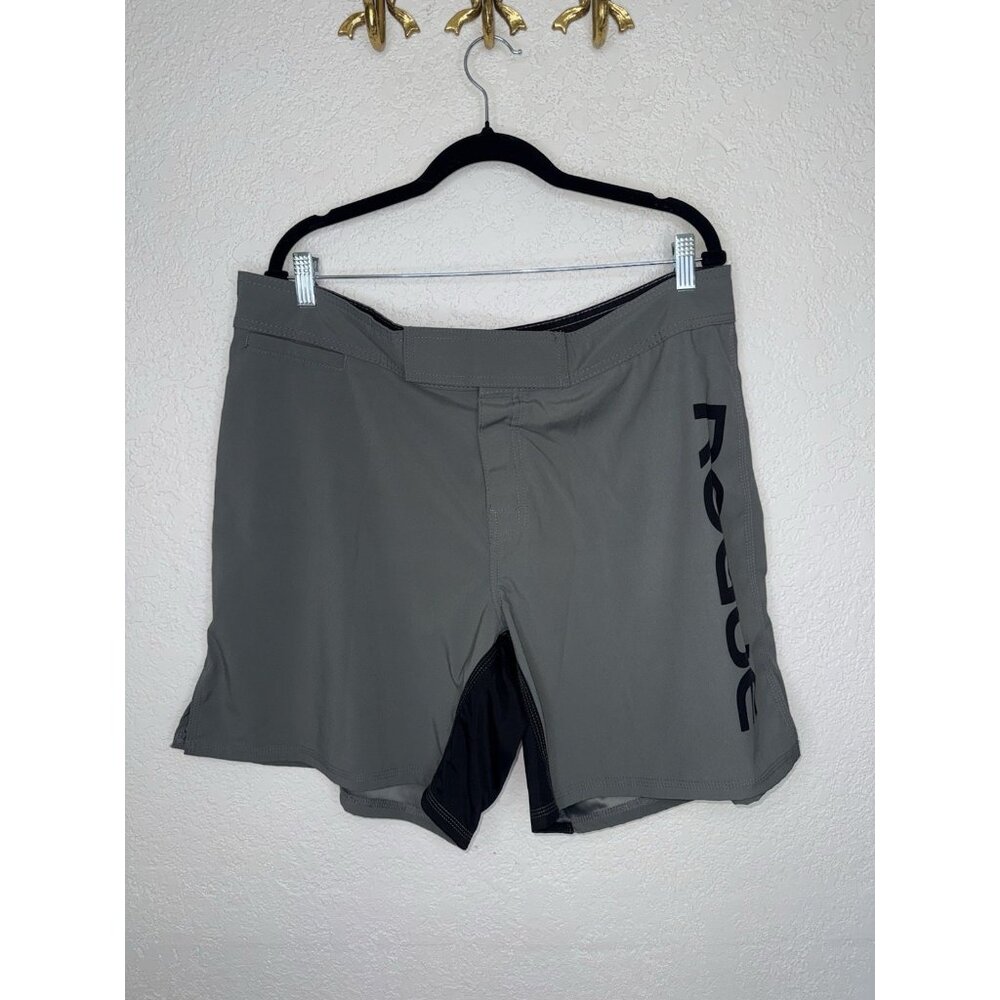 Rogue Shorts Mens 38 Gray Fitness Board Trunks Stretch Swim Beach Performance N